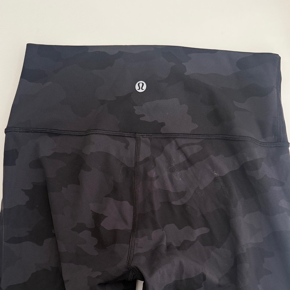 Lululemon Black Camo Leggings